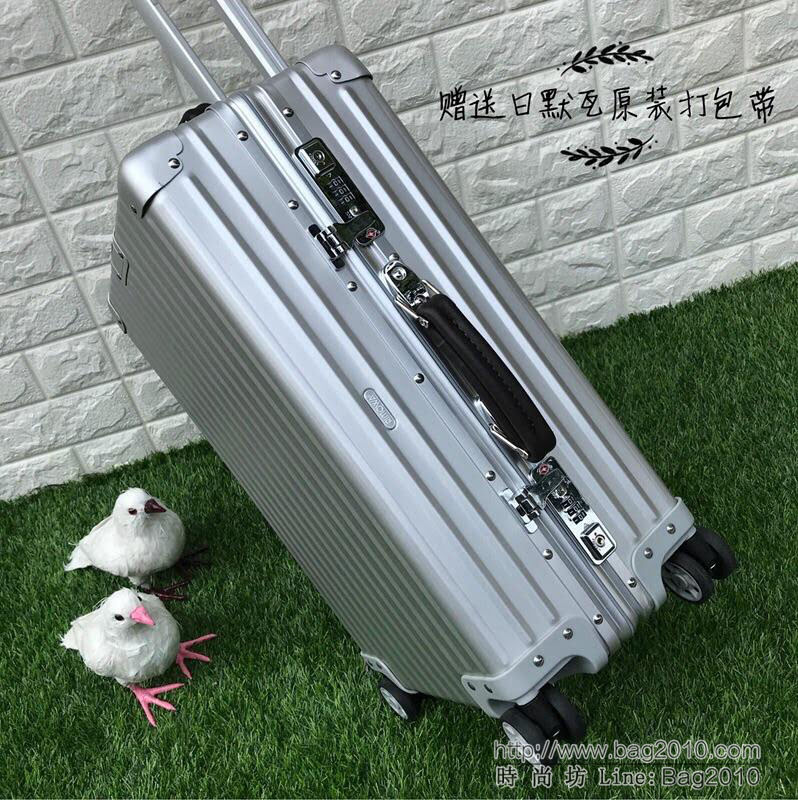 RIMOWA日默瓦 拉箱/拉杆箱 Classic flight 系列 全鋁鎂合金 8016復古款 高級手工坊精品 20寸登機箱  xbt1120